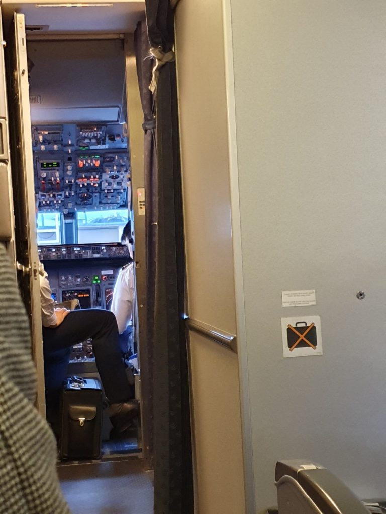 blue air cockpit